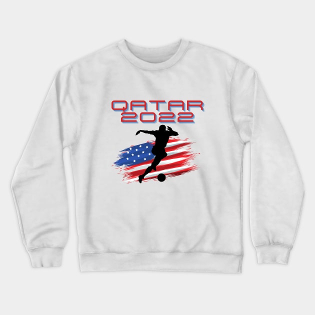 USMNT QATAR 2022 Crewneck Sweatshirt by MyMotivationalLab